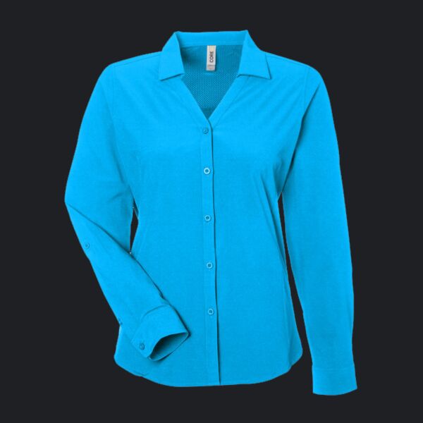 Ladies' Ultra UVP® Long-Sleeve Marina Shirt Thumbnail