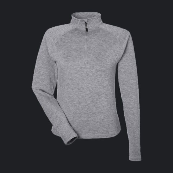 Ladies' Marbled Jersey Fairway Quarter-Zip Thumbnail