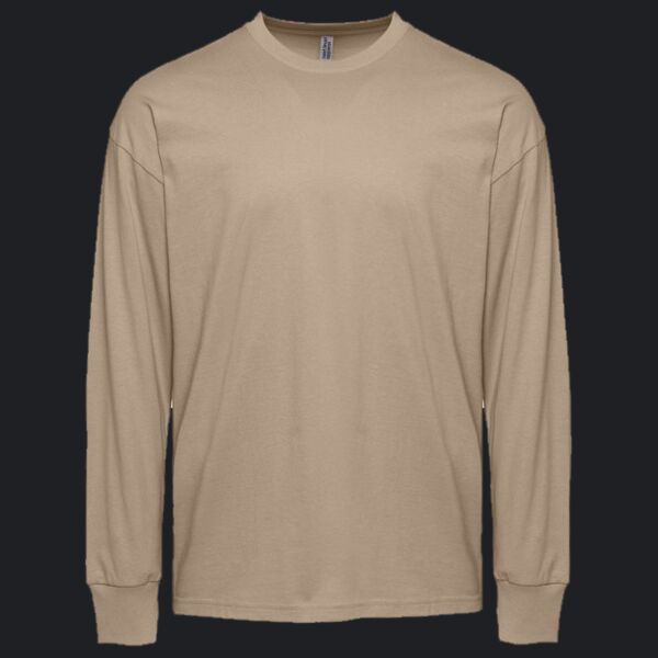 Unisex Heavyweight Cotton Long Sleeve T-Shirt Thumbnail