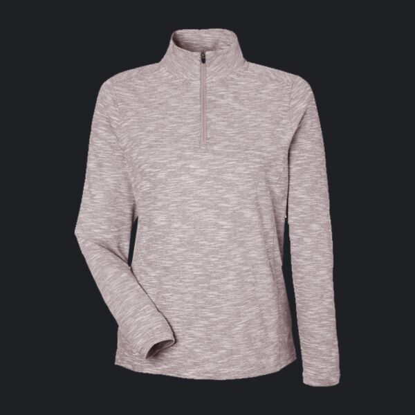 Ladies' Eclipse Jacquard Quarter-Zip Thumbnail