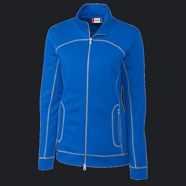Clique Helsa Performance Womens Full Zip Knit Jacket Thumbnail