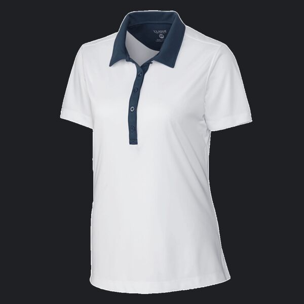 Clique Parma Colorblock Tech Jersey Womens Polo Thumbnail