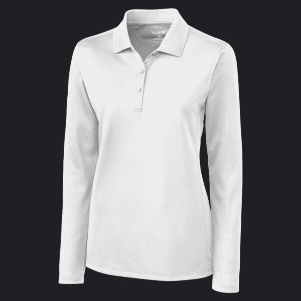 Clique Ice Pique Women's Long Sleeve Tech Polo Thumbnail