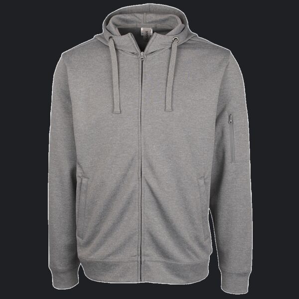 Clique Lift Eco Performance Full Zip Unisex Hoodie Sweatshirt Thumbnail