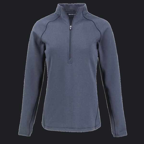 Cutter & Buck Peshastin Eco Fleece Recycled Womens Half Zip Pullover Thumbnail