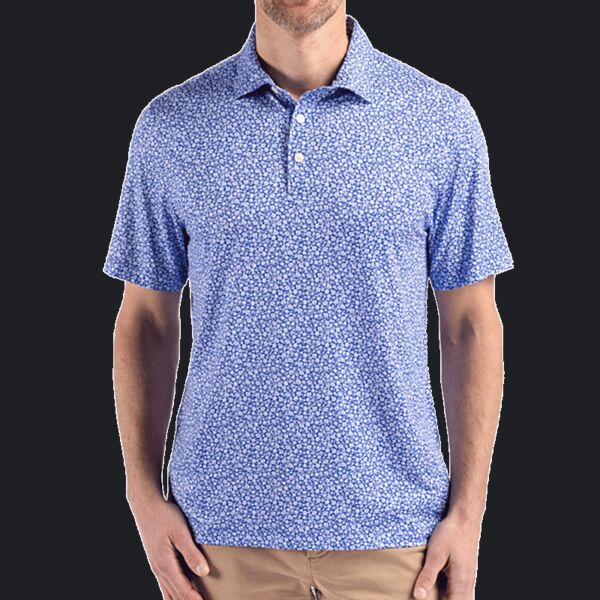 Cutter & Buck Pike Eco Flora Print Mens Polo Thumbnail