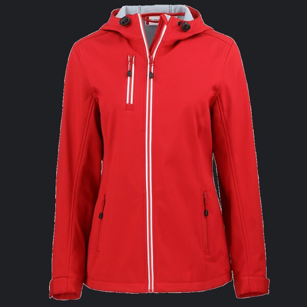 Clique Telemark Eco Stretch Softshell Full Zip Womens Hooded Jacket Thumbnail