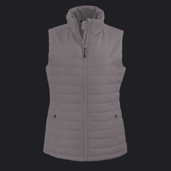 Clique Elevation Eco Full Zip Womens Puffer Vest Thumbnail