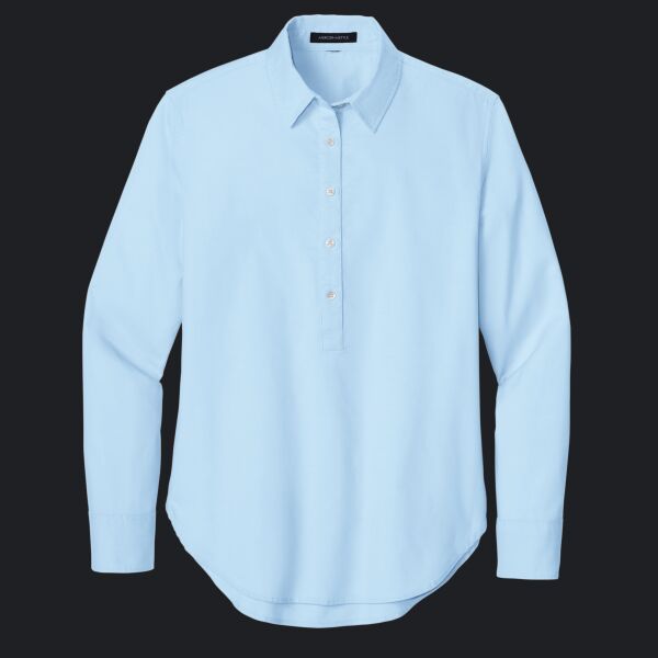 Women's Long Sleeve Modern Oxford Shirt Thumbnail