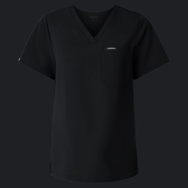Women's Rhena Essential 1-Pocket Scrub V-Neck Top Thumbnail