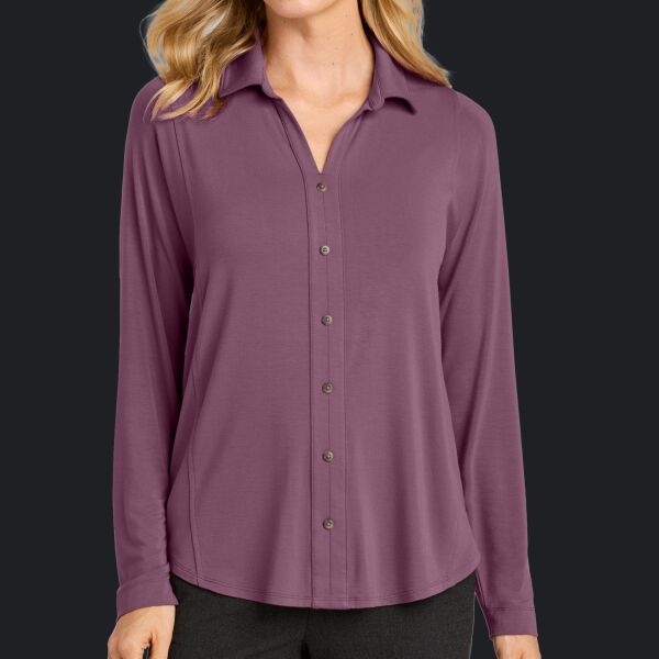 Women's Luxe Knit Button Tunic Thumbnail