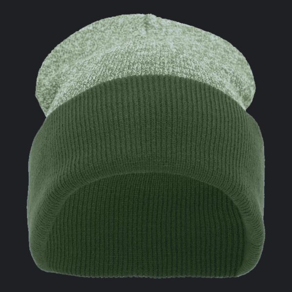 Heather Two-Tone Cuff Beanie Thumbnail