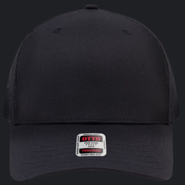 OTTO CAP® Seamless 6 Panel Mid Profile Mesh Back Trucker Hat Thumbnail