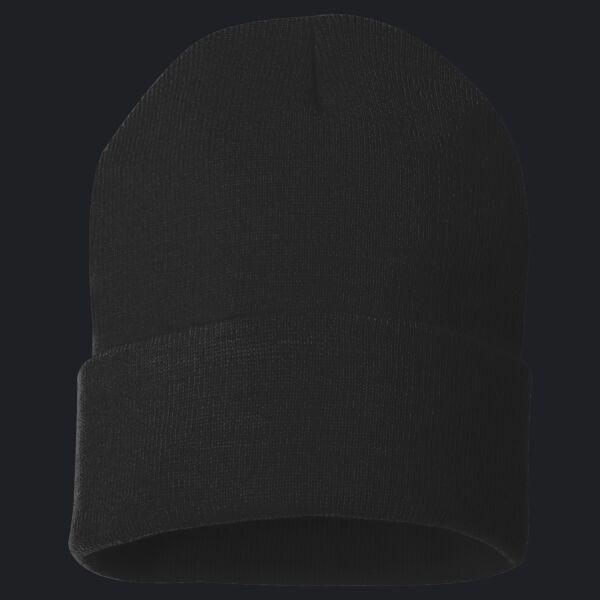 USA-Made 12'' Knit Cuffed Beanie Thumbnail