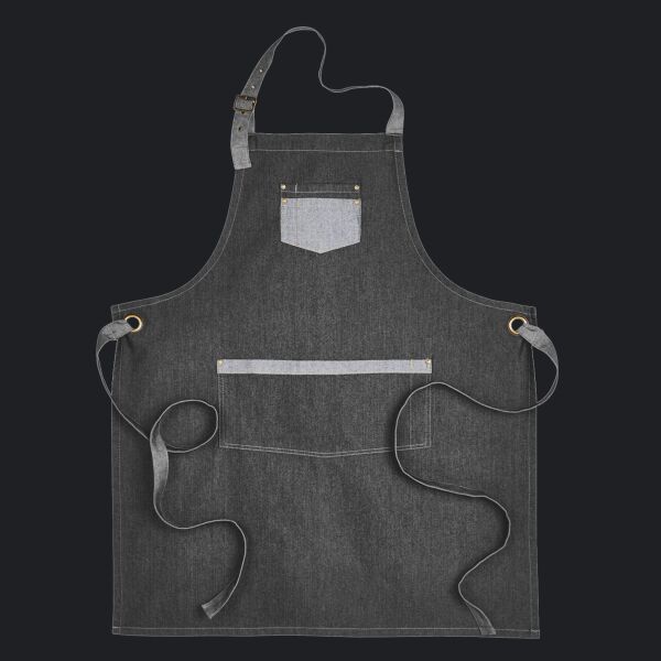 Domain Contrast Denim Bib Apron Thumbnail