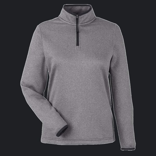 Women's Venture Heathered Stripe Quarter-Zip Pullover Thumbnail