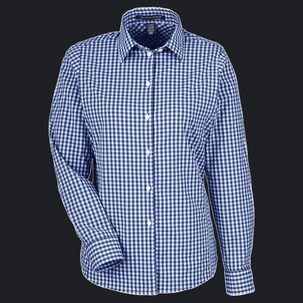 Women's CrownLux Performance® Gingham Dress Shirt Thumbnail
