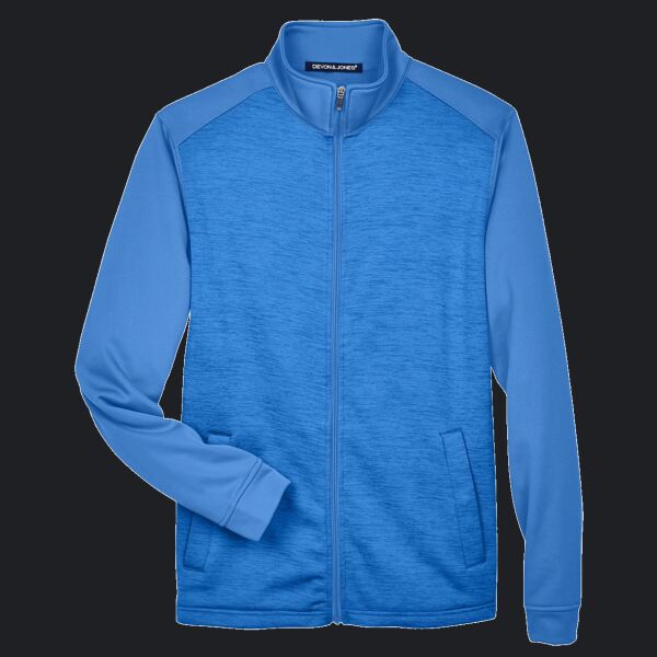 Men's Newbury Colorblock Mélange Fleece Full-Zip jacket Thumbnail