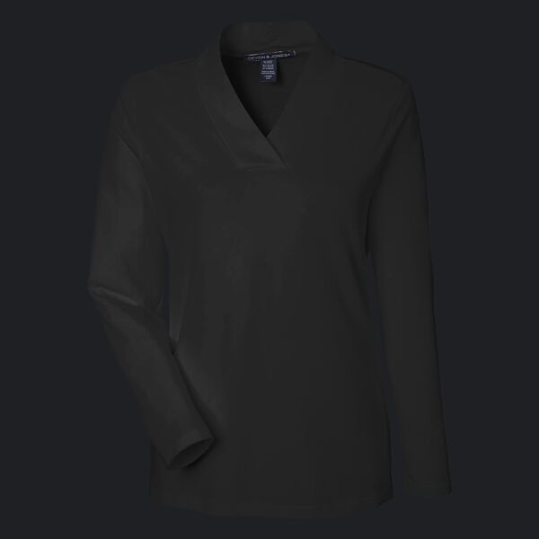 Women's Raleigh Shawl Collar Knit Top Thumbnail