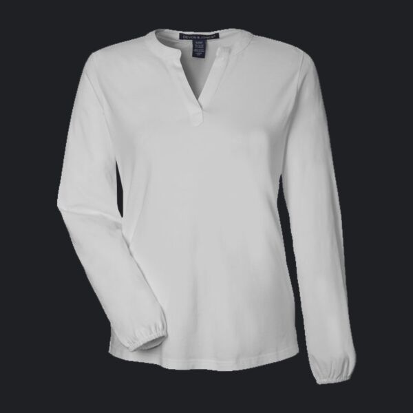 Women's Raleigh Half-Placket Knit Top Thumbnail