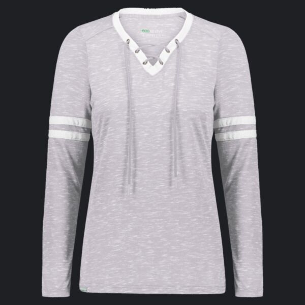 Women's Eco Revive™ Monterey Long Sleeve V-Neck T-Shirt Thumbnail