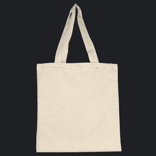 Cotton Canvas Tote Bag With Self Fabric Handles Thumbnail