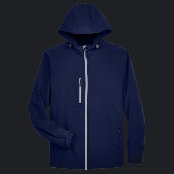 Men's Prospect Two-Layer Fleece Bonded Soft Shell Hooded Jacket Thumbnail