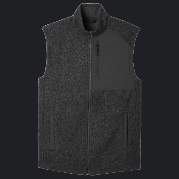 Men's Aura Sweater Fleece Vest Thumbnail
