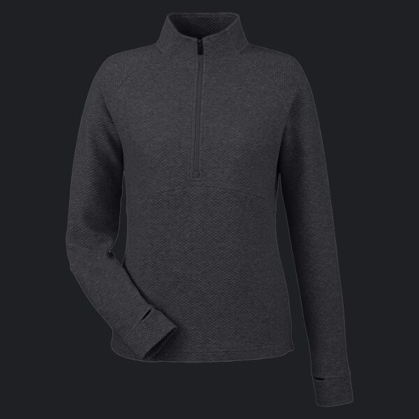 Women's Spirit Textured Quarter-Zip Pullover Thumbnail