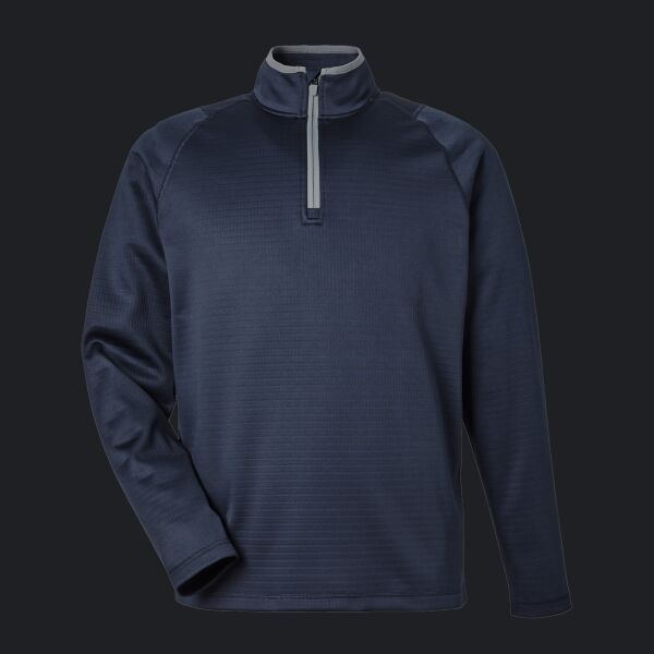 Men's Waffle Fleece Quarter-Zip Pullover Thumbnail