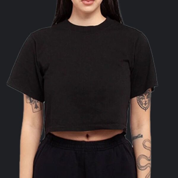 Women's Garment-Dyed Crop T-Shirt Thumbnail