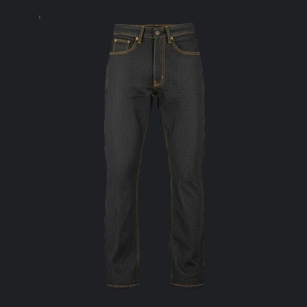 Unisex Raw Denim Straight-Leg Jean Pants Thumbnail