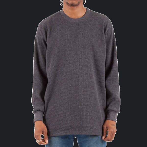 Unisex Heavyweight Thermal Long Sleeve T-Shirt Thumbnail