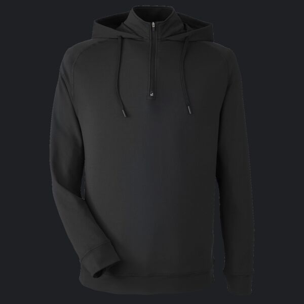 Unisex Vandyke Quarter-Zip Hooded Sweatshirt Thumbnail
