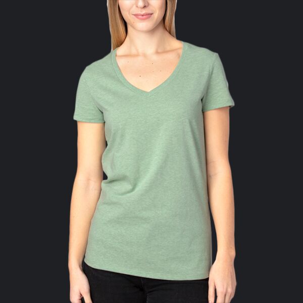 Women's Ultimate CVC V-Neck T-Shirt Thumbnail