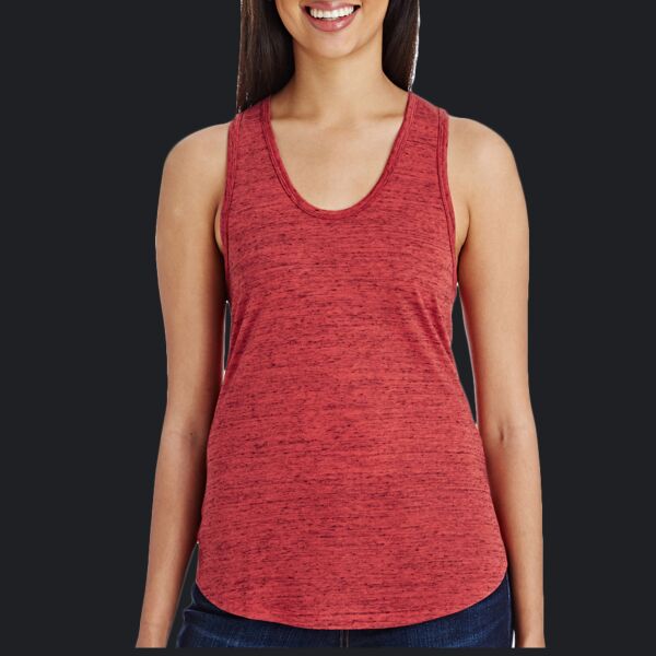Women's Blizzard Jersey Racer Tank Top Thumbnail
