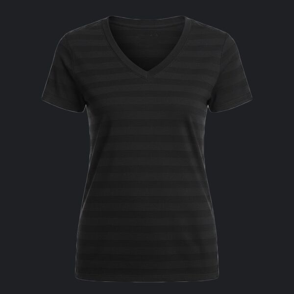 Women's Invisible Stripe V-Neck T-Shirt Thumbnail