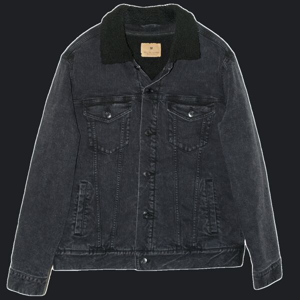 Unisex Sherpa-Lined Denim Jacket Thumbnail