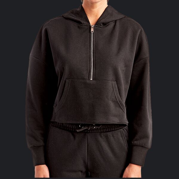 Women's Alice Half-Zip Hooded Sweatshirt Thumbnail