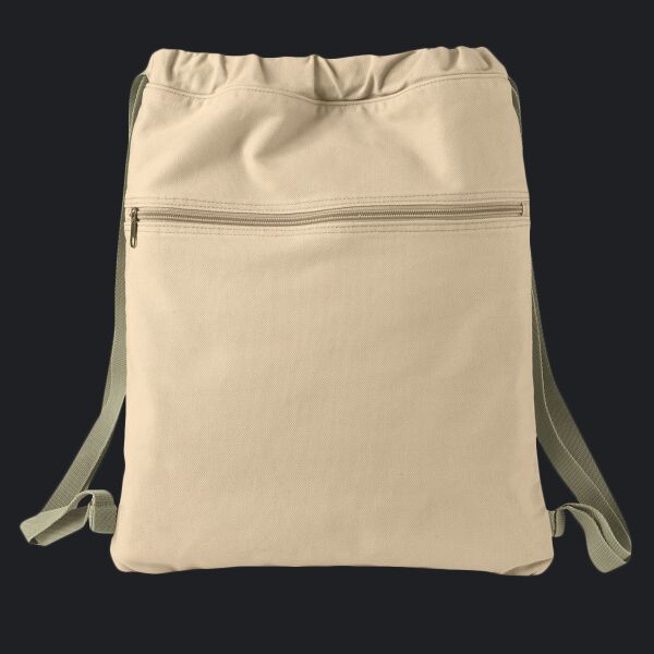 14oz. Pigment-Dyed Canvas Cinch Sack Thumbnail