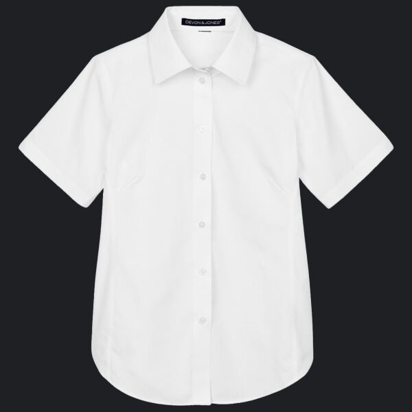 Women's Crown Collection® Broadcloth Short Sleeve Woven Dress Shirt Thumbnail