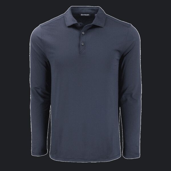 Cutter & Buck Coastline Epic Comfort Recycled Mens Long Sleeve Polo Thumbnail