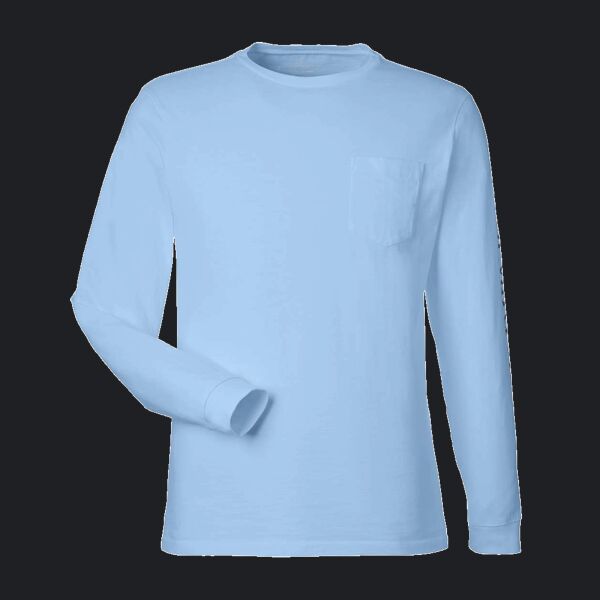 Unisex Long Sleeve Pocket T-Shirt Thumbnail