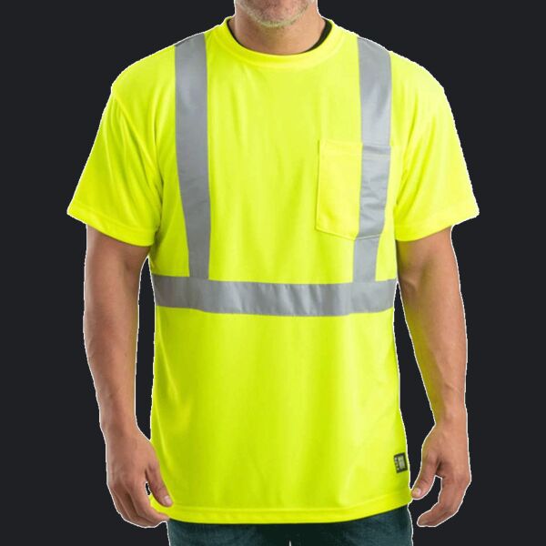 Men's Hi-Vis Class 2 Performance Pocket T-Shirt Thumbnail