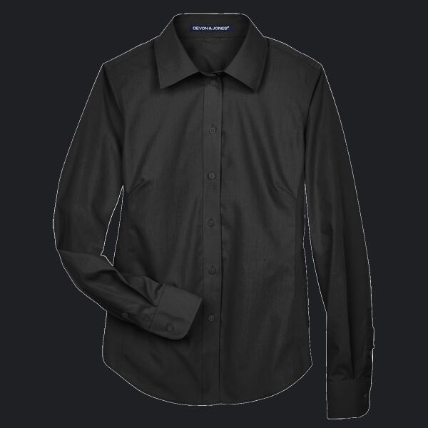 Women's Crown Collection® Broadcloth Woven Dress Shirt Thumbnail