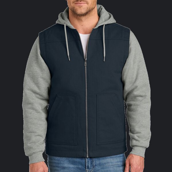 Duck Fleece Full Zip Hooded Jacket Thumbnail