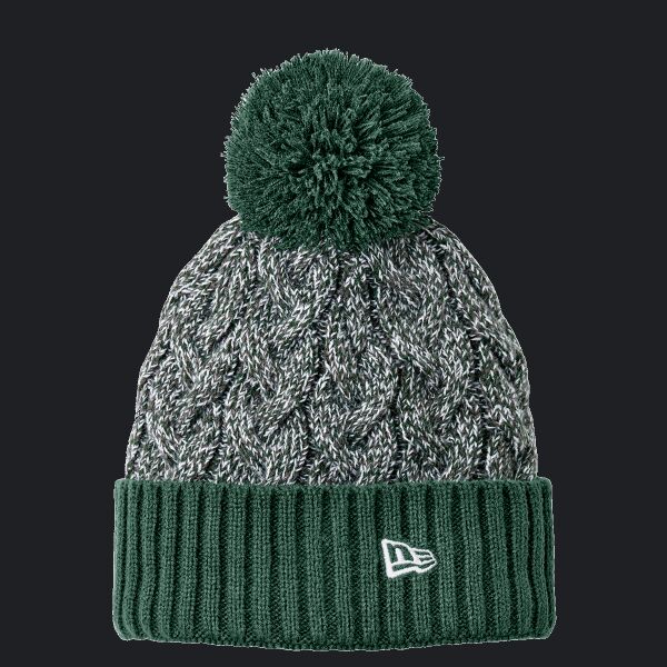 Marled Knit Pom Beanie Thumbnail