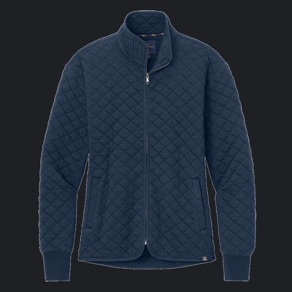 Women's Diamond Quilt Full Zip Thumbnail