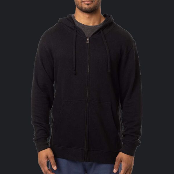 Unisex Hemp Hero Full-Zip Hooded Sweatshirt Thumbnail