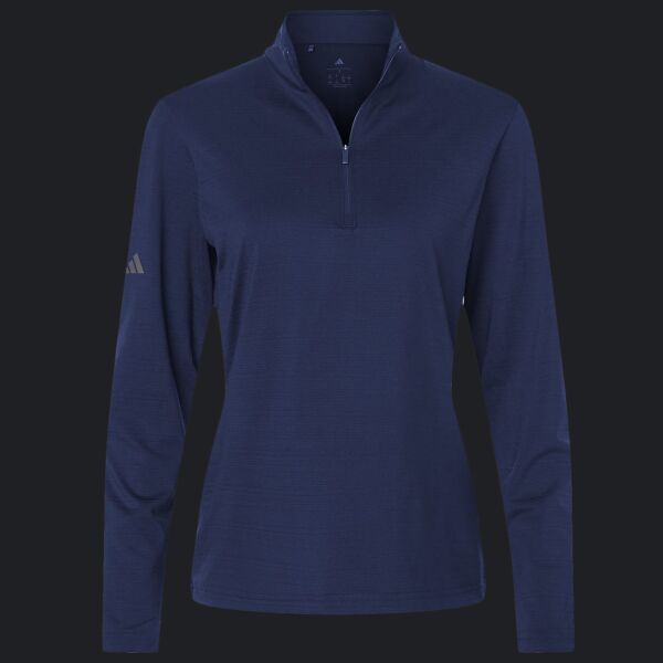 Women's Textured Stripe Quarter-Zip Pullover Thumbnail